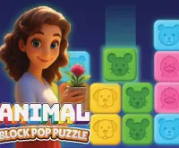 Animal Block Pop Puzzle