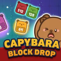 Capybara Block Drop - free online game