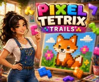 Pixel Tetrix Trails - free online game