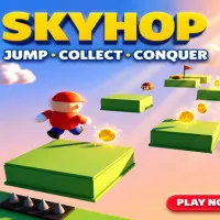 SkyHop — 3D Parkour Adventure - free online game