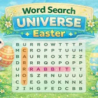 Word Search Universe Easter - free online game