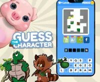 Guess the Character Word Puzzle Game