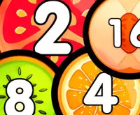Play Merge Balls Shooter 2048 Connect Fruits now!