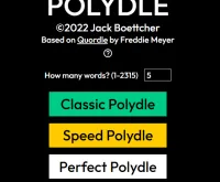 Play Polydle now!