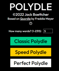 Polyordle