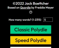 Play Polyordle now!