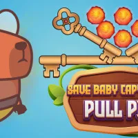 Save Baby Capybaras - Pull Pin - free online game