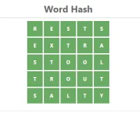 WordHash - free online game